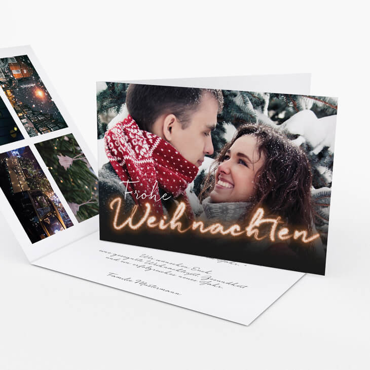 Weihnachtskarte Magic Moments