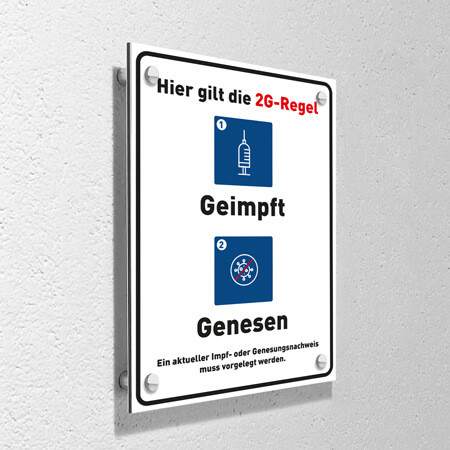 Corona Schid DIN "2G" mit Wandmontage-Set