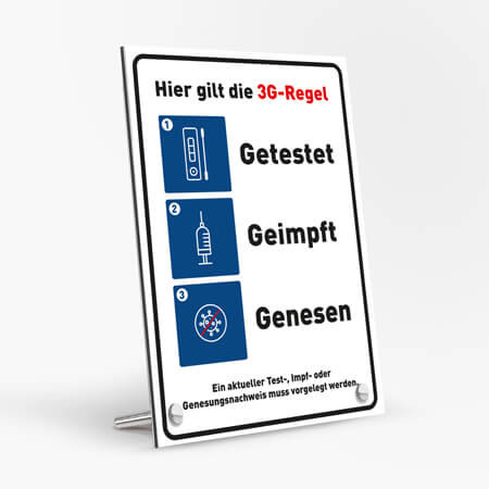 Corona Schid DIN "3G" mit Tischaufsteller-Set