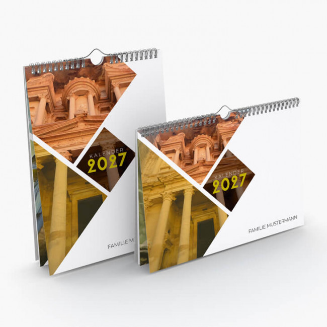 Kalender Mosaik Hoch- und Querformat