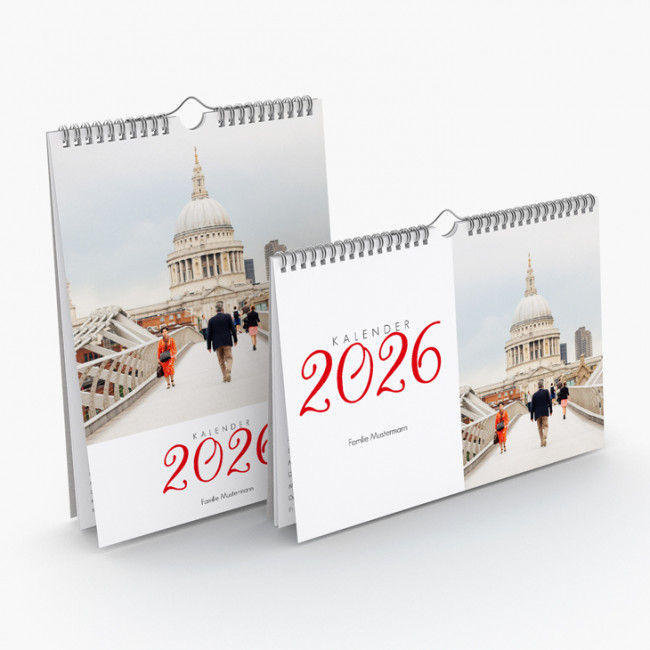 Kalender Reiselust Hoch- und Querformat