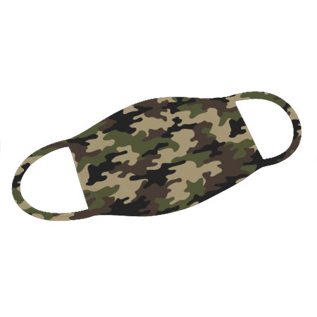 Mund-Nase-Maske mit Army Design