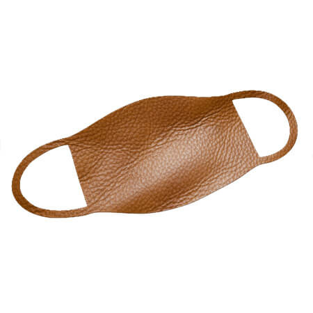 Mund-Nase-Maske mit Leder Design