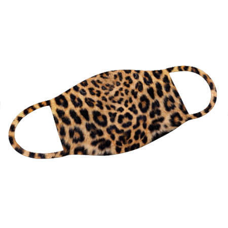 Mund-Nase-Maske mit Leopard Design