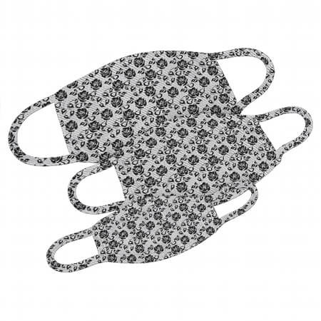 Mund-Nase-Maske mit Spitze Design Größe S bis L