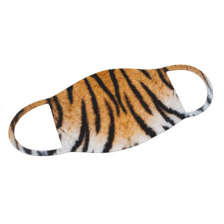 Mund-Nase-Maske mit Tiger Design
